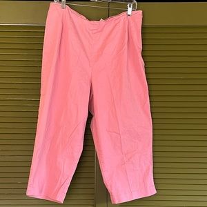 Talbots Pink Stretch Capris